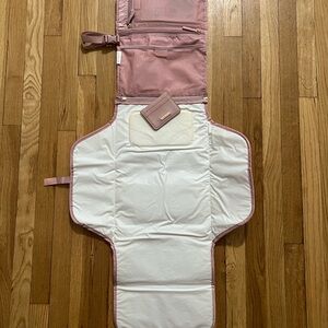 Elegant Pink Diaper Changing Pad